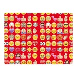 red Emoji  Double Sided Flano Blanket (Mini)