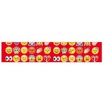 red Emoji  Flano Scarf (Small)