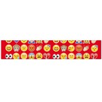 red Emoji  Flano Scarf (Large)