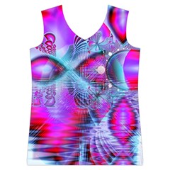 Crystal Northern Lights Palace, Abstract Ice  Women s Basketball Tank Top from ArtsNow.com Front