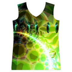 Dawn Of Time, Abstract Lime & Gold Emerge Women s Basketball Tank Top from ArtsNow.com Front