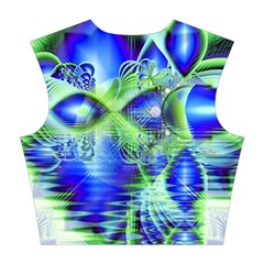 Irish Dream Under Abstract Cobalt Blue Skies Cotton Crop Top from ArtsNow.com Back