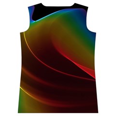 Liquid Rainbow, Abstract Wave Of Cosmic Energy  Women s Basketball Tank Top from ArtsNow.com Back