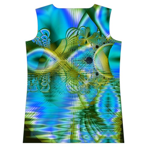 Mystical Spring, Abstract Crystal Renewal Women s Basketball Tank Top from ArtsNow.com Back