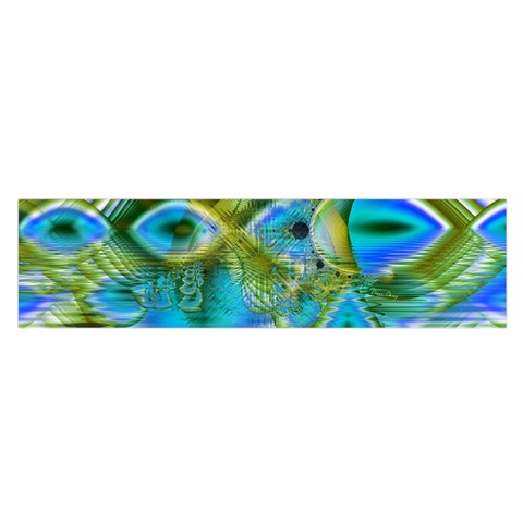 Mystical Spring, Abstract Crystal Renewal Satin Scarf (Oblong) from ArtsNow.com Front