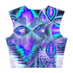 Peacock Crystal Palace Of Dreams, Abstract Cotton Crop Top from ArtsNow.com Back