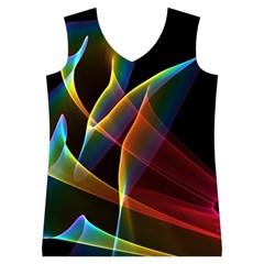 Peacock Symphony, Abstract Rainbow Music Women s Basketball Tank Top from ArtsNow.com Front