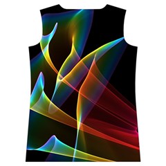 Peacock Symphony, Abstract Rainbow Music Women s Basketball Tank Top from ArtsNow.com Back