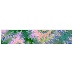 Rose Apple Green Dreams, Abstract Water Garden Flano Scarf (Small) from ArtsNow.com Front