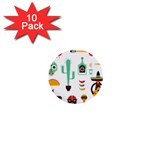 Mexican 1  Mini Button (10 pack) 