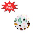 Mexican 1  Mini Magnet (10 pack) 