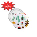 Mexican 1.75  Button (10 pack) 