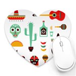 Mexican Heart Mousepad