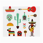 Mexican Small Glasses Cloth (2 Sides)