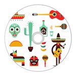 Mexican CD Wall Clock