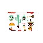 Mexican Sticker Rectangular (10 pack)