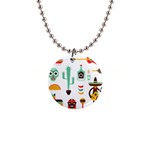 Mexican 1  Button Necklace