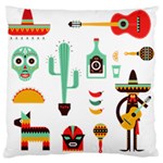 Mexican Large Cushion Case (One Side)