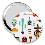 Mexican 3  Handbag Mirror