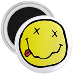 grunge Emoji  3  Magnet