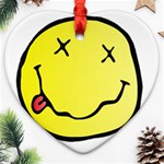 grunge Emoji  Ornament (Heart)