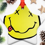 grunge Emoji  Ornament (Star)