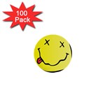 grunge Emoji  1  Mini Button (100 pack) 