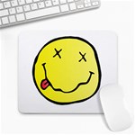 grunge Emoji  Large Mousepad