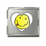 grunge Emoji  Mega Link Heart Italian Charm (18mm)