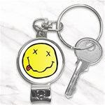 grunge Emoji  Nail Clippers Key Chain