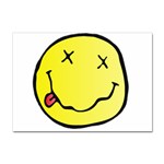 grunge Emoji  Sticker A4 (10 pack)