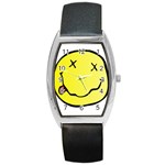 grunge Emoji  Barrel Style Metal Watch