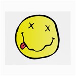 grunge Emoji  Small Glasses Cloth