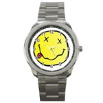 grunge Emoji  Sport Metal Watch