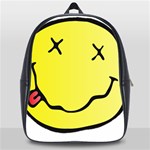 grunge Emoji  School Bag (XL)