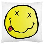 grunge Emoji  Large Flano Cushion Case (One Side)