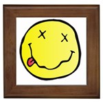 grunge Emoji  Framed Tile