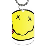 grunge Emoji  Dog Tag (One Side)