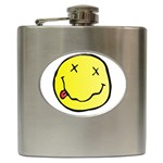 grunge Emoji  Hip Flask (6 oz)