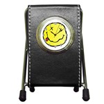 grunge Emoji  Pen Holder Desk Clock