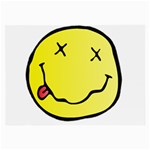 grunge Emoji  Large Glasses Cloth (2 Sides)