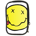 grunge Emoji  Compact Camera Leather Case