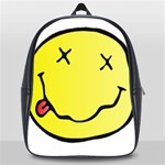 grunge Emoji  School Bag (Large)