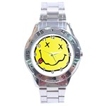 grunge Emoji  Stainless Steel Analogue Watch