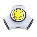 grunge Emoji  3-Port USB Hub