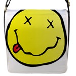 grunge Emoji  Flap Closure Messenger Bag (S)