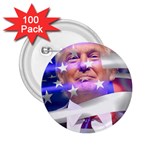 Donald Trump flag 2.25  Button (100 pack)