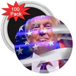 Donald Trump flag 3  Magnet (100 pack)