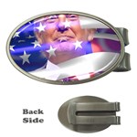 Donald Trump flag Money Clip (Oval)