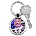 Donald Trump flag Key Chain (Round)